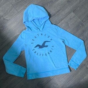Light blue Hollister hoodie size small